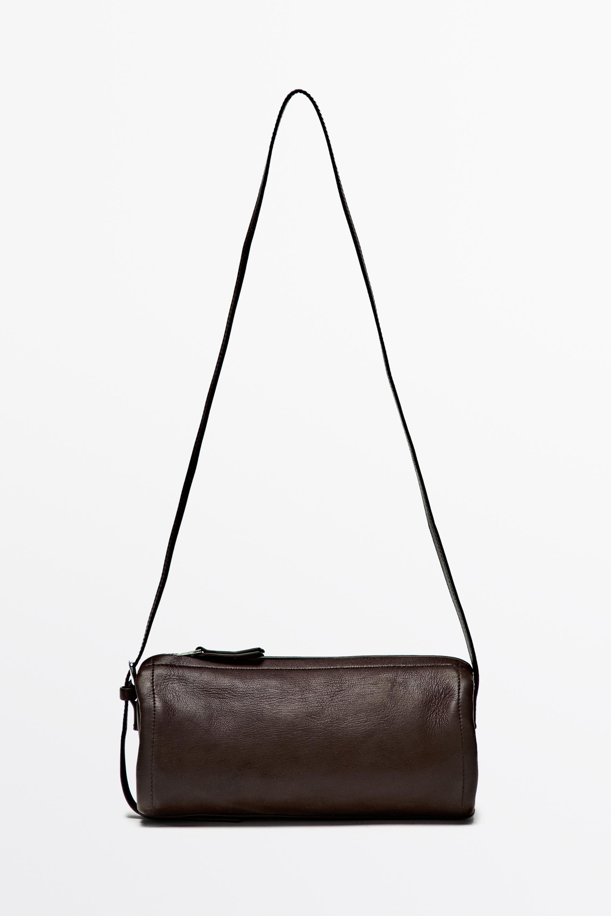 Nappa leather crossbody bag